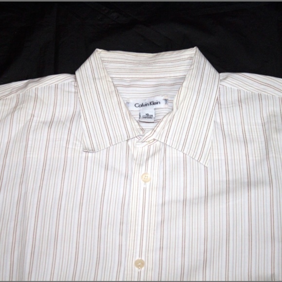 Calvin Klein Men's Long Sleeve Button Front Shirt Size XL - Picture 2 of 7